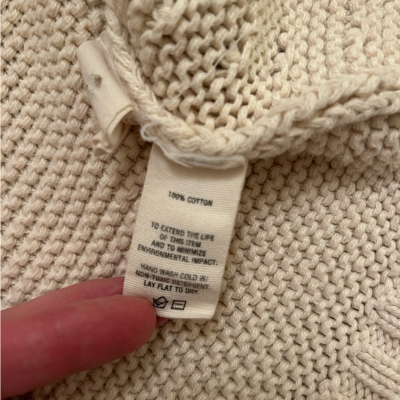 Alex Mill Emmy Cardigan Sweater And Cami Ivory Set Size L - Picture 9 of 9